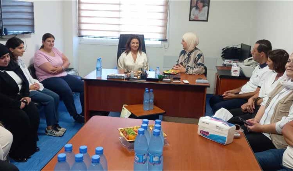 الوزيرة السيد خلال جولتها في طرابلس