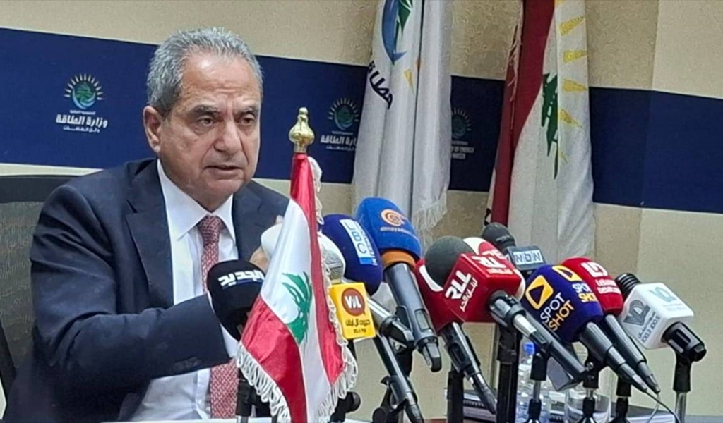 الوزير الصدي خلال المؤتمر الصحفي