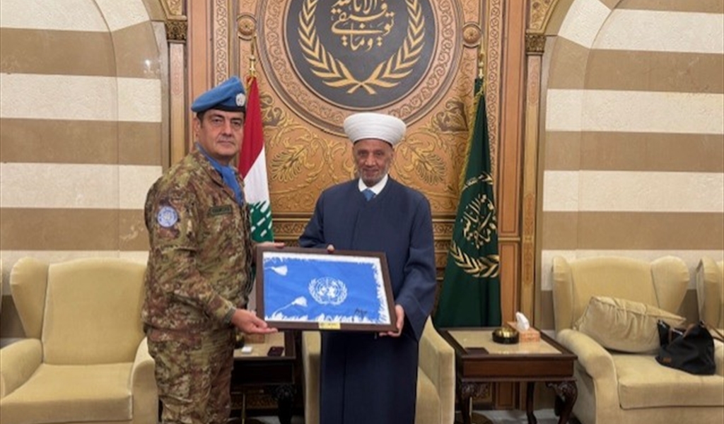 المفتي دريان مع قائد اليونيفيل