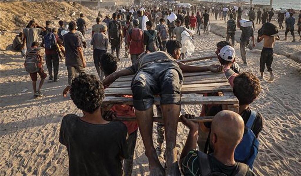 شهيد بنيران الاحتلال خلال الحصول على المساعدات في غزة