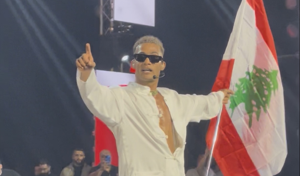 هيفاء وهبي ومحمد رمضان يشعلان ليل بيروت.. رمضان: قلبي سميته لبنان