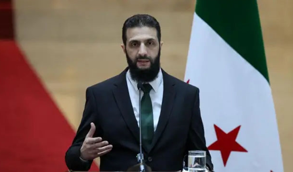 أحمد الشرع: لا تقسيم في سوريا ومن يروّج له جاهل سياسي وحالم بالانتحار