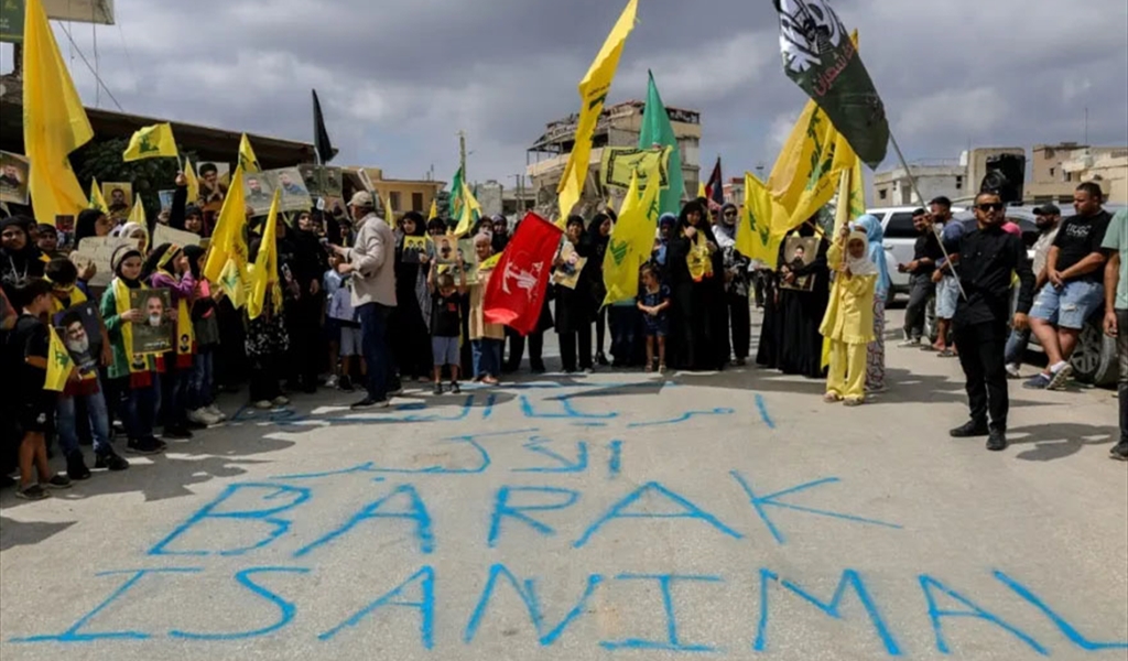 الحركة الإحتجاجية في بلدة الخيام رفضاً لزيارة براك