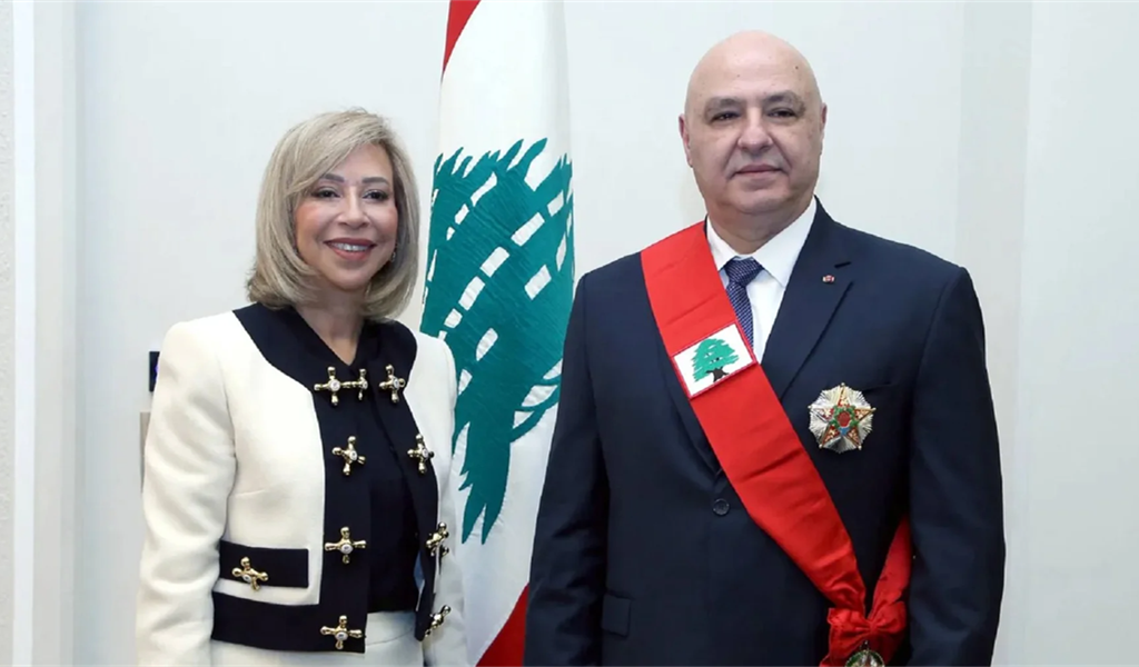 الرئيس عون واللبنانية الأولى غادرا الى نيويورك