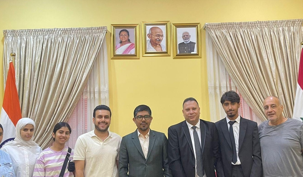السفير الهندي يستقبل وفداً من اللقاء الشبابي اللبناني الفلسطيني