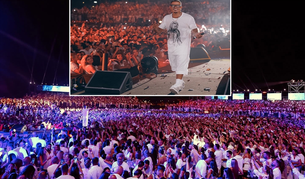 عمرو دياب اشعل ليل بيروت بحفل ضخم فاق 20 ألف متفرج