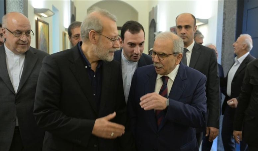 سلام التقى لاريجاني: العلاقات ينبغي أن تقوم على الاحترام المتبادل لسيادة الطرفين