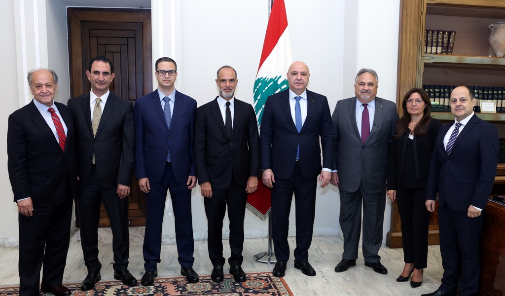 رئيس الجمهورية مستقبلاً وزير النقل