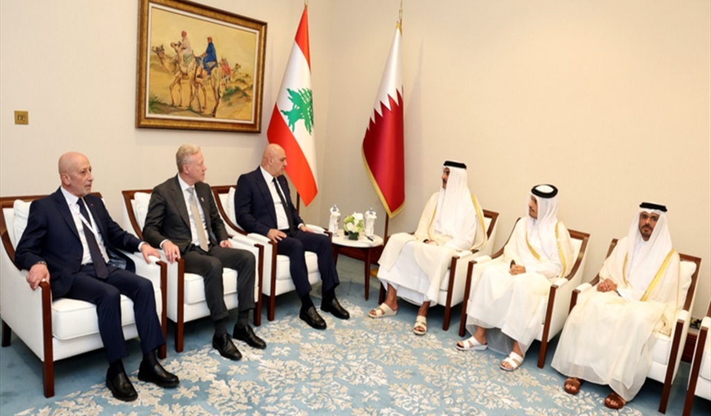 عون زار أمير قطر: متضامنون معكم