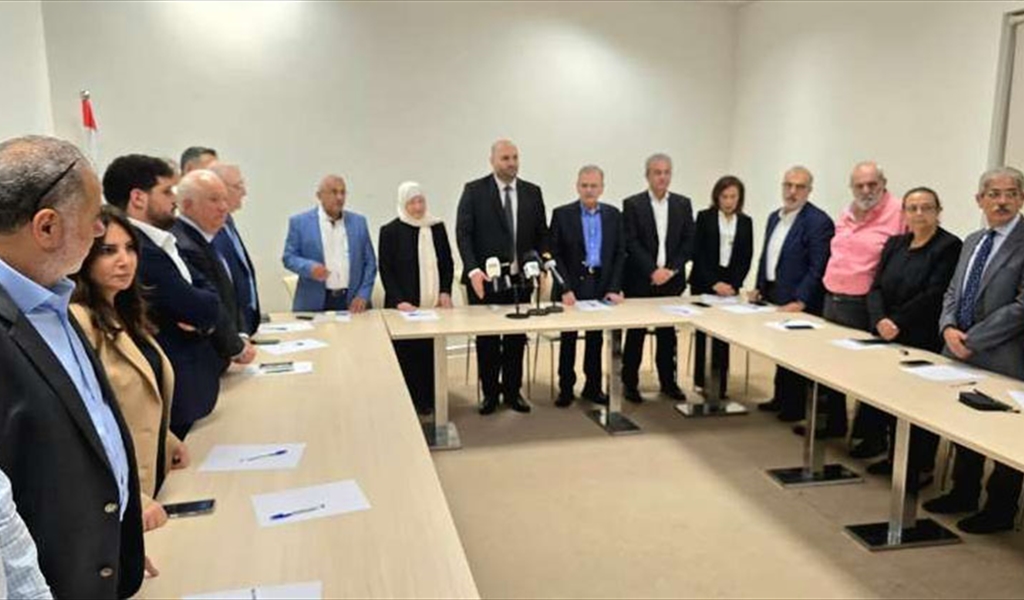 وزير الصحة والحريري خلال اللقاء