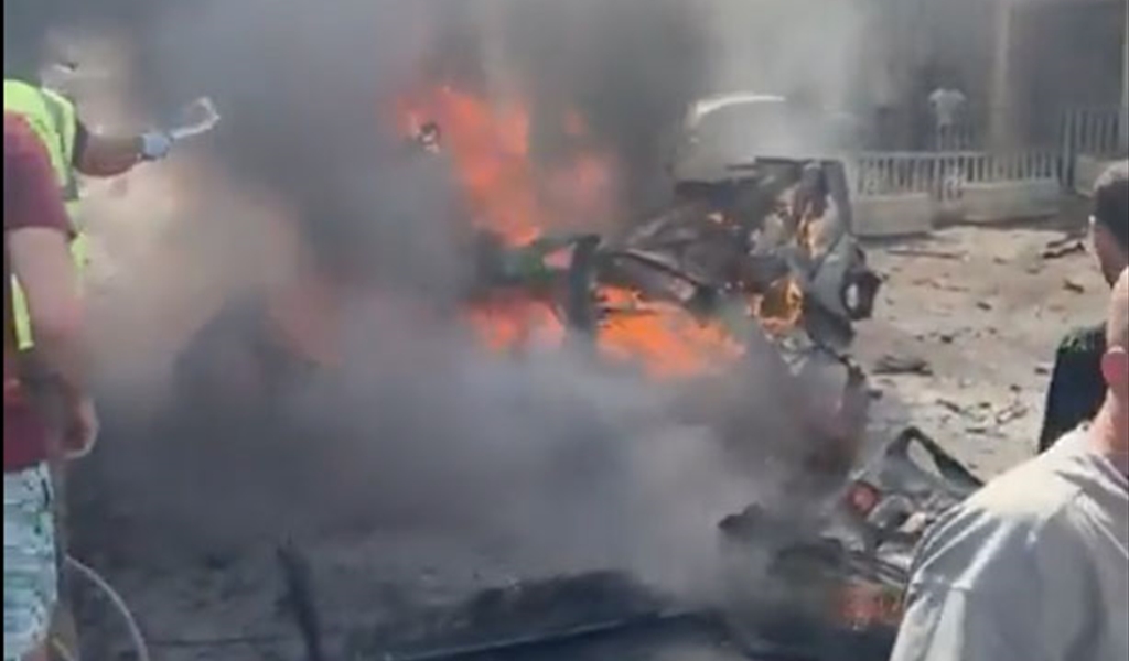 السيارة المستهدفة في تول