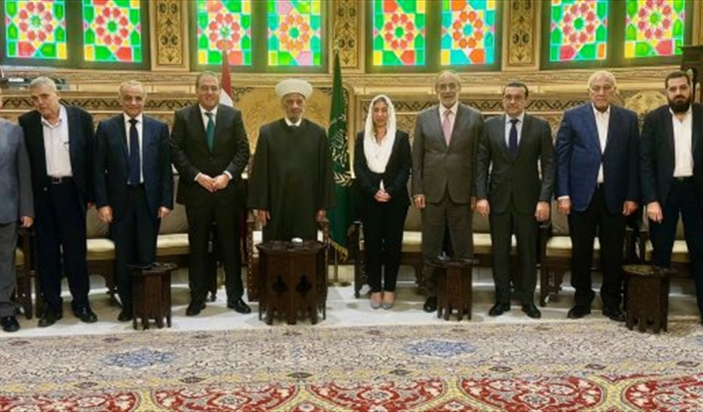 المفتي دريان وشقير مع وفد كلنا بيروت