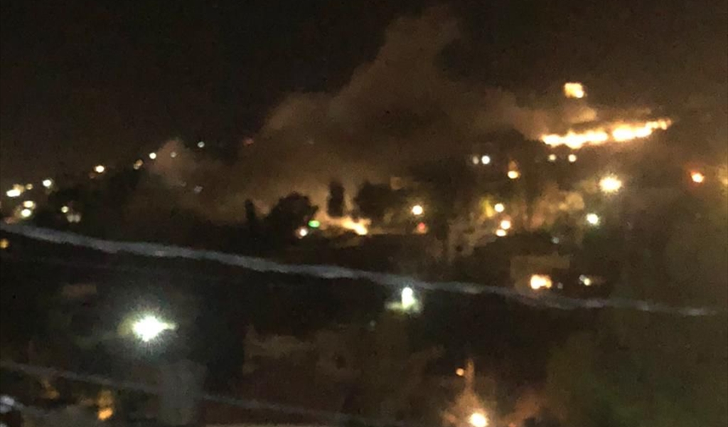 مكان الغارة الإسرائيلية في عربصاليم جنوبي لبنان