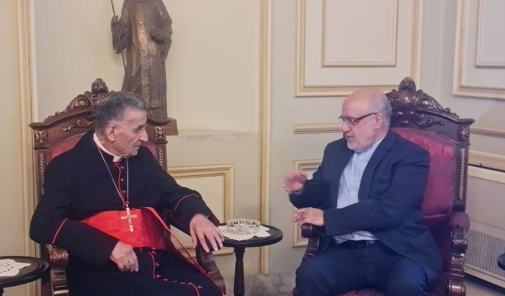 الراعي يلتقي سفير إيران