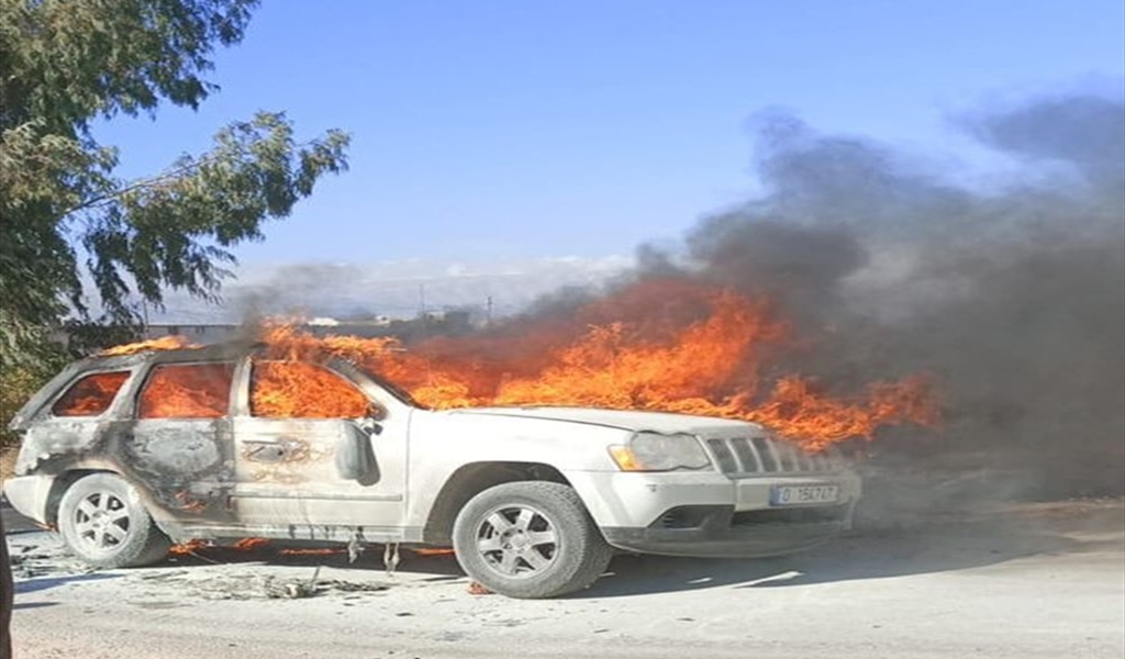 ضحية جراء غارة على سيارة في النبي شيت