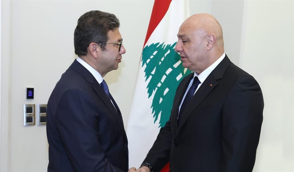 رسالة دعم من مصر إلى لبنان... وعون: شكراً