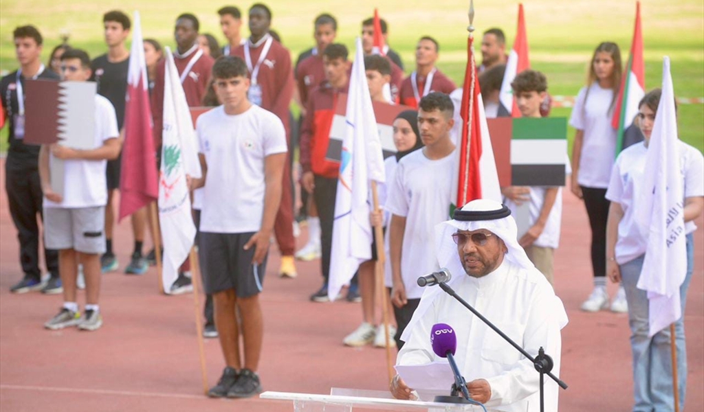 افتتاح بطولة غرب آسيا بألعاب القوى..
