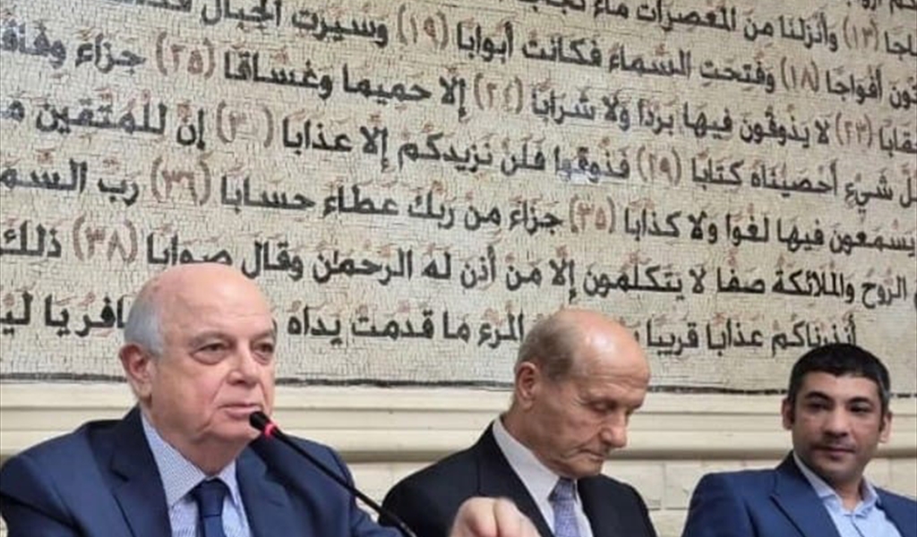 سلام والوزير السابق شربل ود. الشحيمي خلال الندوة