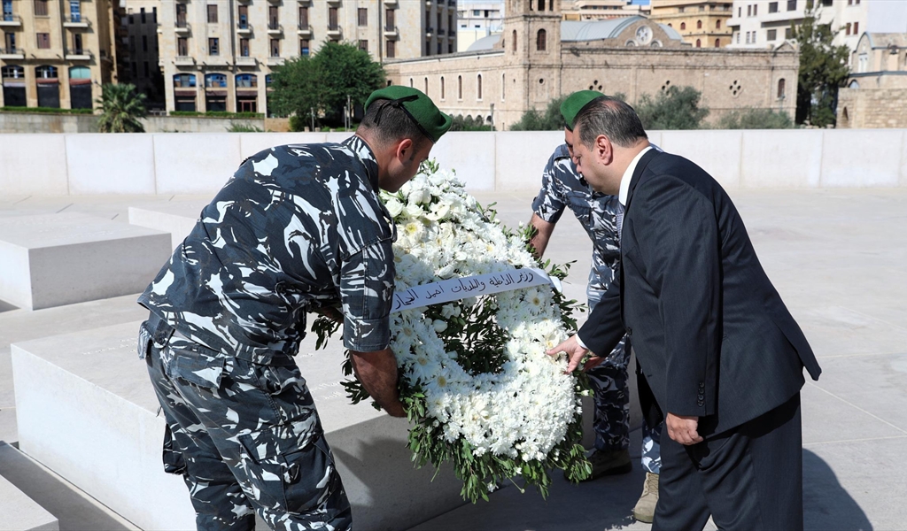 إحياء الذكرى 13 لإستشهاد اللواء الحسن.. «مراسم وأكاليل زهر»  وشهادات سياسية بمناقبية الشهيد: سقط دفاعاً عن لبنان