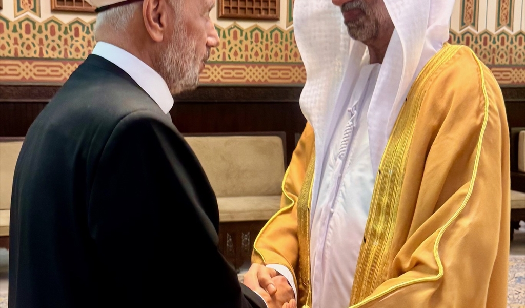 المفتي دريان مستقبلاً الجروان