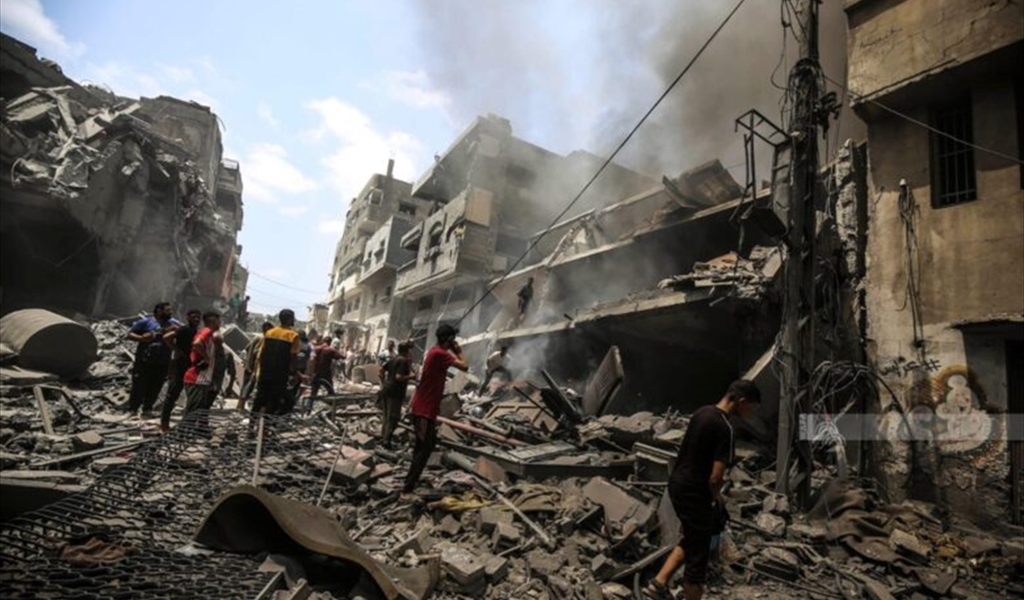 بعد عامين من الحرب الهمجية على غزة: دمار هائل وأزمة نزوح في قطاع غزة وتصاعد التهجير القسري في الضفة