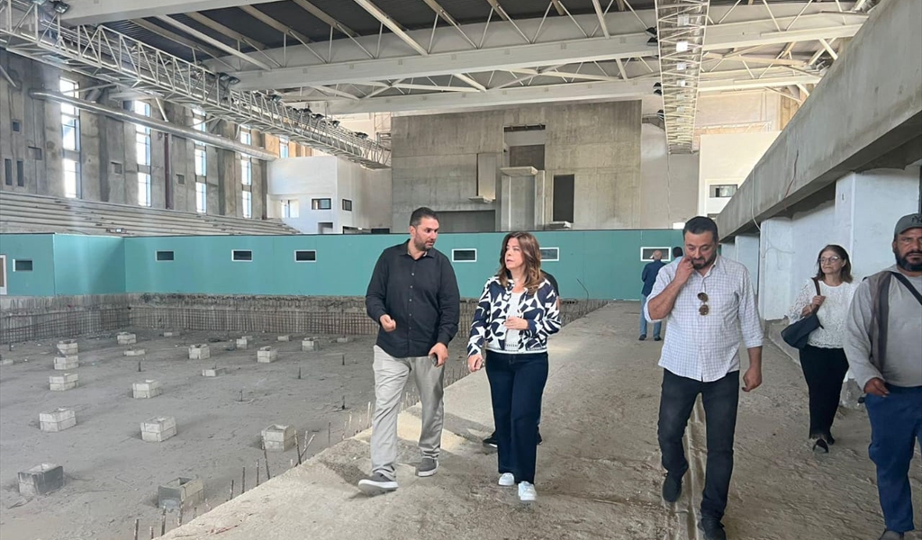 ملعب المدينة الرياضية خلال اسبوعين بتأكيد من الوزيرة بايراقداريان...