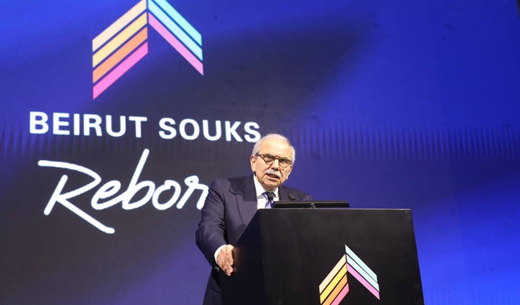 الرئيس سلام يتحدث خلال إعادة انطلاق أسواق بيروت
