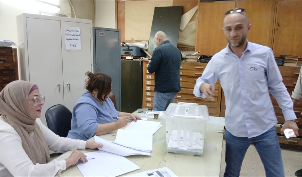 انتخابات نقابة كهرباء قاديشا تجري بروح ديمقراطية وتنافس شريف