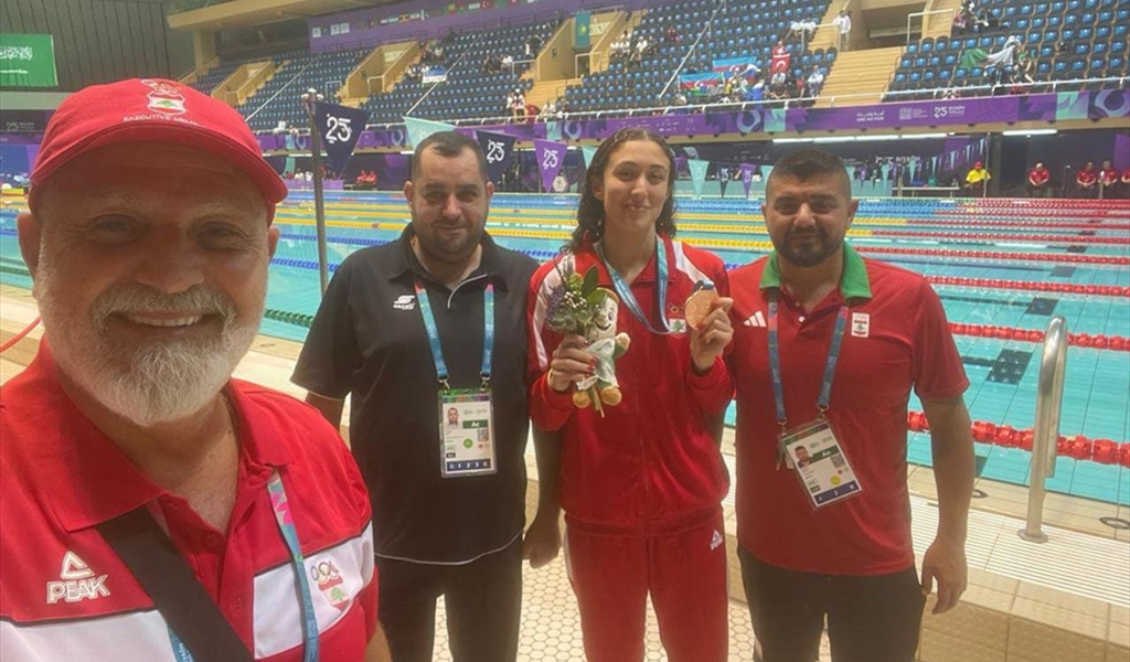 برونزية للبنانية لين الحاج ورستم بإتحاد اللجان الأولمبية الوطنية العربية..