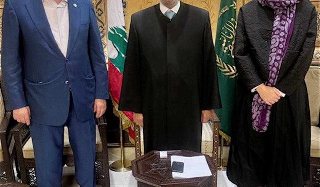 المفتي دريان مستقبلاً د. سنو وطبارة