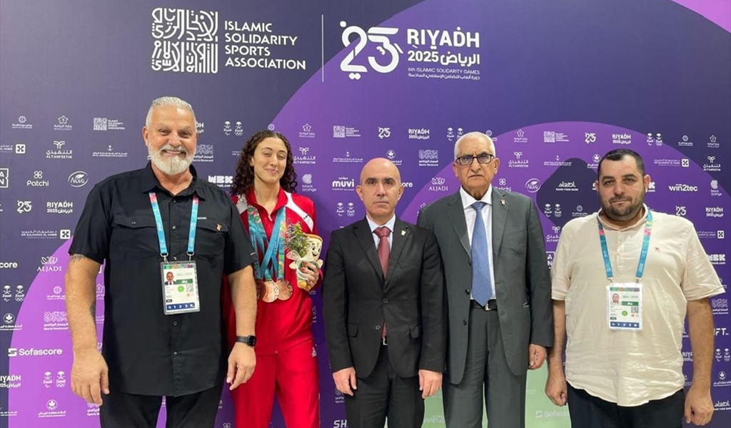 الميدالية الثالثة للبنانية لين الحاج بدورة ألعاب التضامن الإسلامي في الرياض..