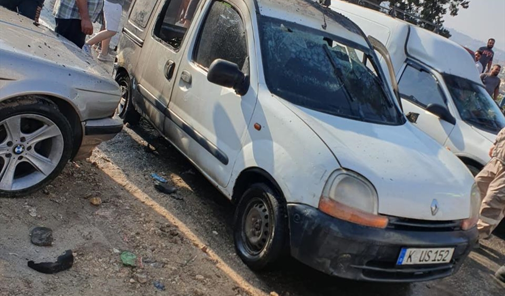 نقل 3 إصابات طفيفة من مكان الإستهداف في مدينة بنت جبيل