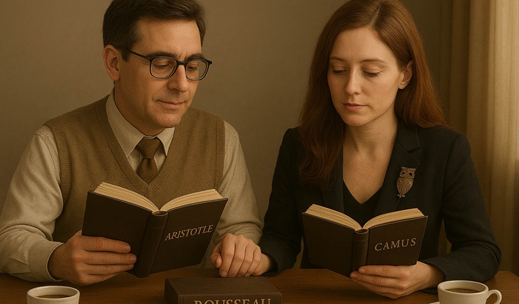 «في حضرة الفلسفة، المرأة والرجل شريكان متكاملان»