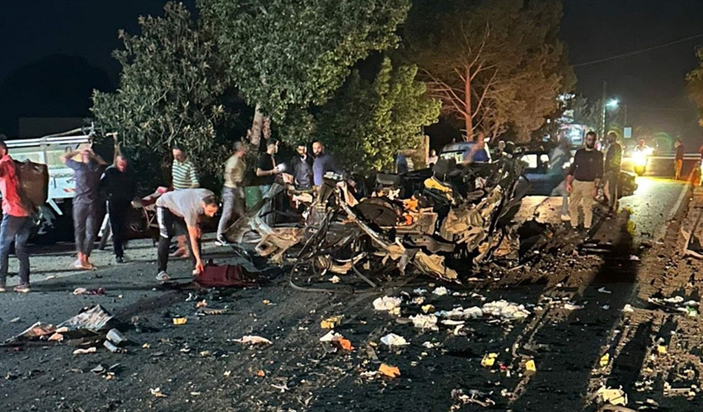 السيارة المستهدفة في فرون