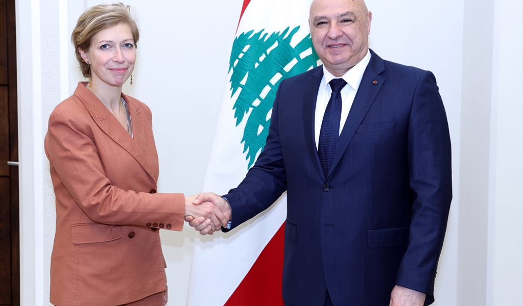 الرئيس عون مرحِّباً بالموفدة الرئاسية الفرنسية