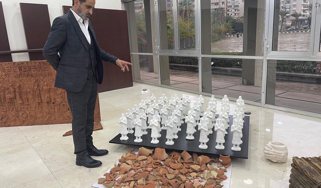 محمد العبيدي يوثق جريمة نهب المتحف العراقي فنياً بمعرض "غبار"