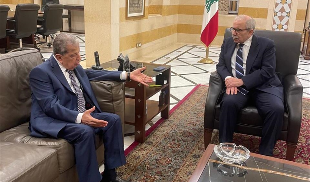 الرئيس سلام مستقبلاً الأمين عيتاني