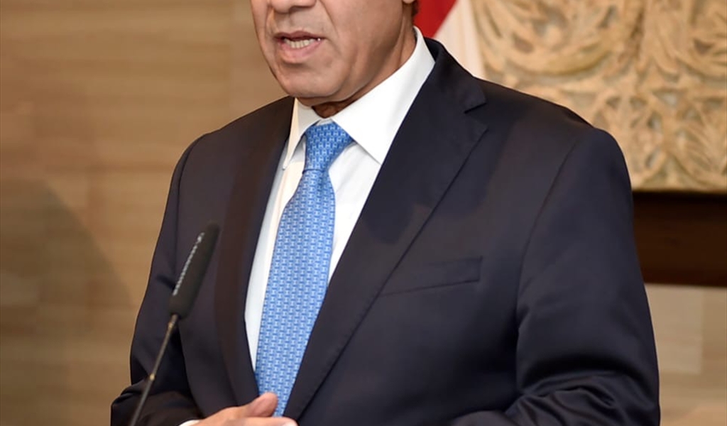 الوزير عبد العاطي يتحدث بعد لقاء الرئيس بري في عين التينة (محمود يوسف)