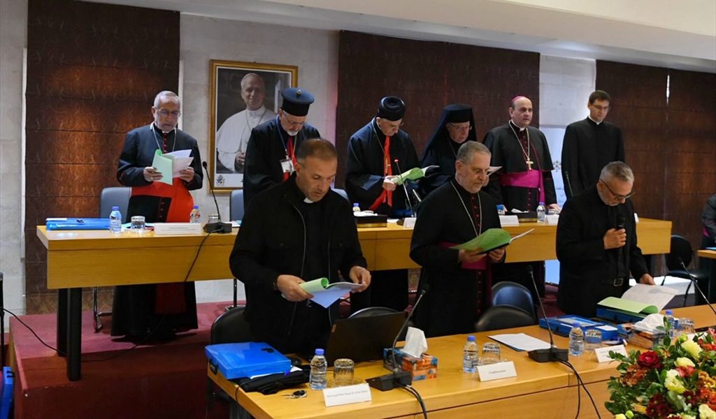 البطريرك الراعي مترئساً مجلس البطاركة والأساقفة