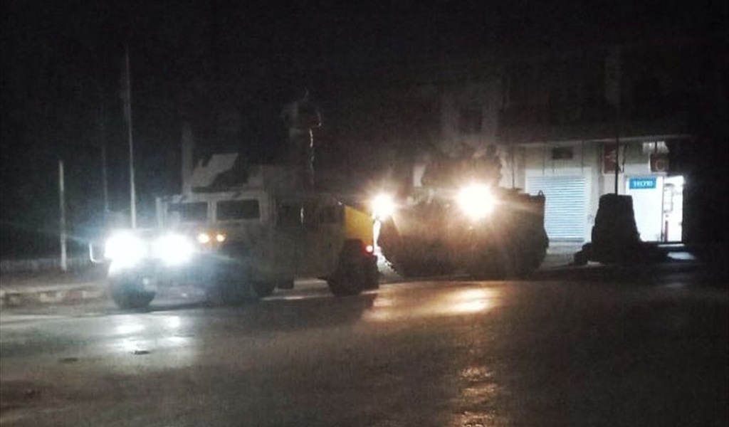 دورية للجيش اللبناني تتوجه إلى حي الكسايرة شرق ميس الجبل