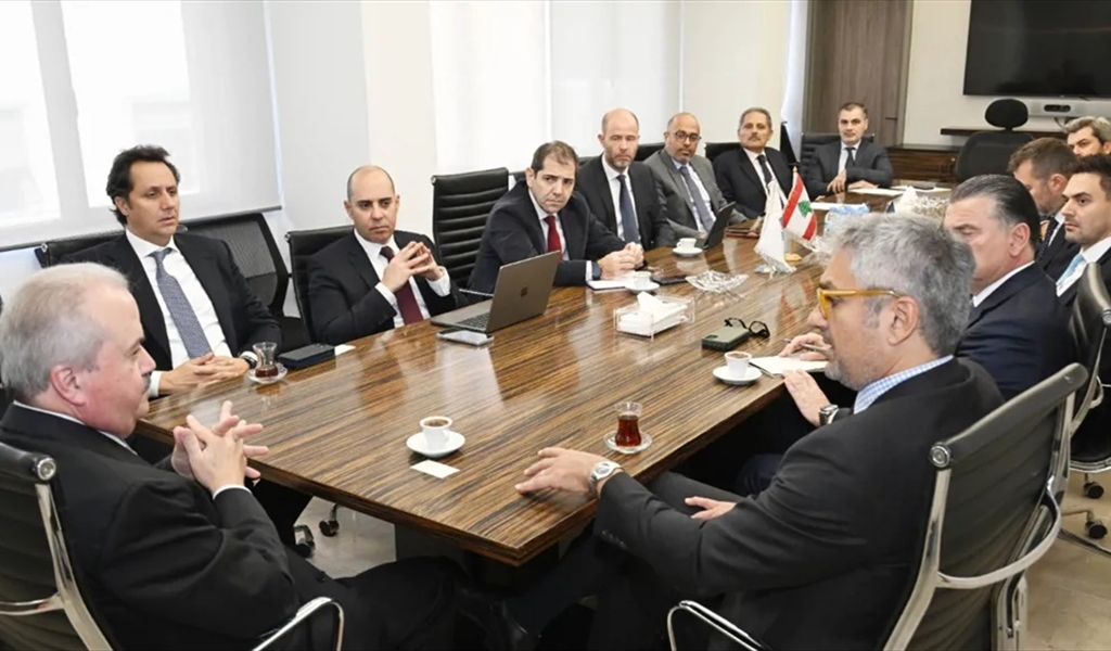 الوزير جابر مستقبلاً وفد المستثمرين الدوليين