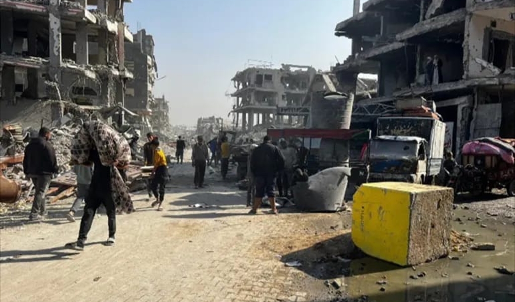 نزوح جديد عبر الخط الأصفر لأهالي الشجاعية بسبب توسيع الاحتلال للمنطقة المحتلة