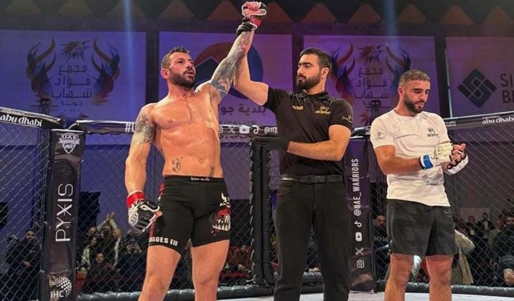 اللبناني عيد يتألق بـ"بطولة محاربي الامارات" في الـ"MMA"