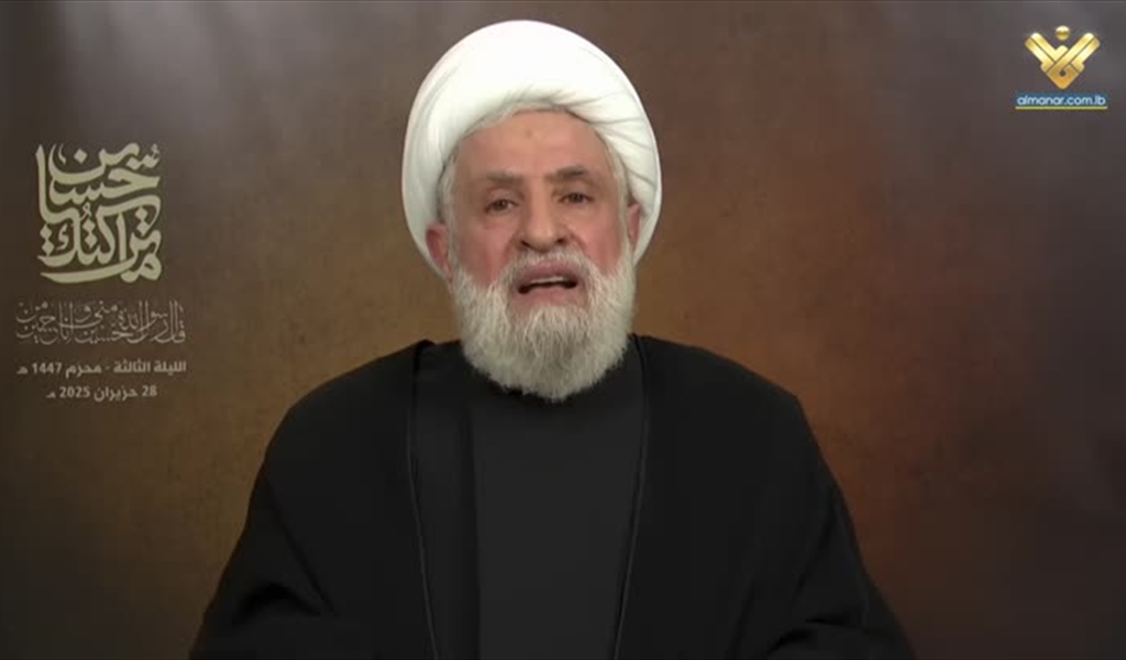 سندافع حتى لو أطبقت السماء على الأرض.. قاسم: الاستسلام يعني زوال لبنان