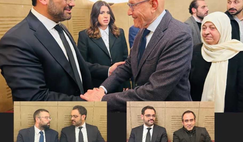 رئيس نادي النجمة سعيد سربيه يواصل تقبل التعازي بوفاة والده..