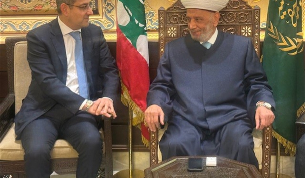 المفتي دريان مستقبلاً  أسامة شقير