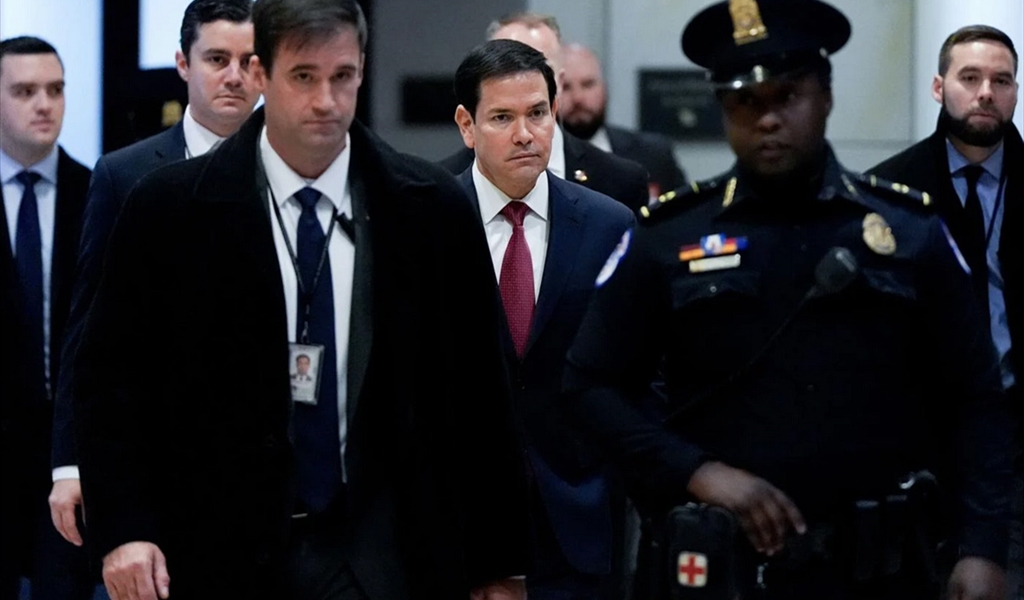 ماركو روبيو في مبنى الكابيتول بالعاصمة واشنطن