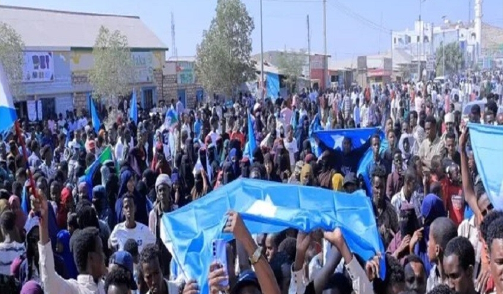 تظاهرات في الصومال ضد اعتراف  إسرائيل بأرض الصومال