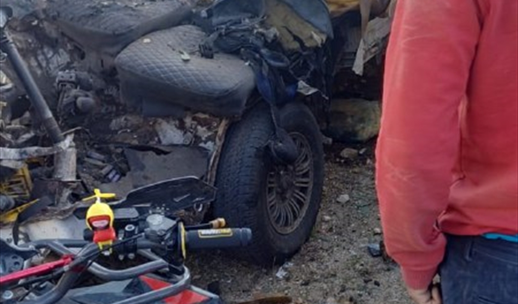 غارة من مسيرة على بيك اب بين صفد البطيخ ومجدل سلم