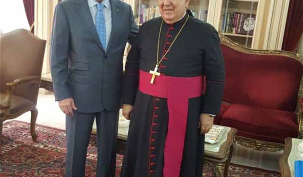 وديع الخازن زار المطران مطر : لتعزيز الوحدة الوطنية وتقوية أواصر التعايش والتضامن بين جميع اللبنانيين